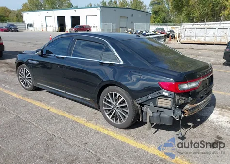 2017 Lincoln Continental Select из США, поврежденный, VIN 1LN6L9TP8H5603741